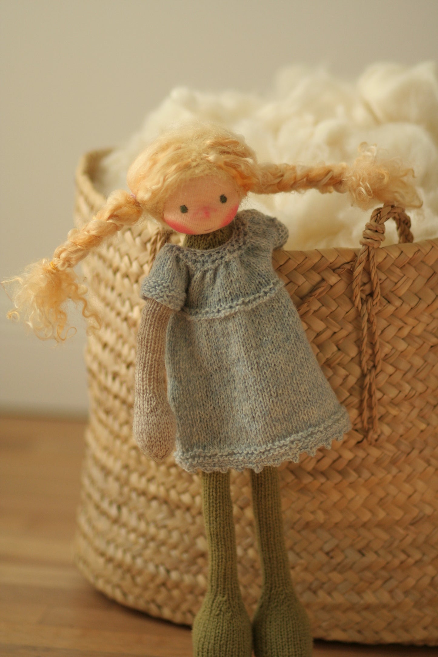 Harriet -  Peperuda knitted doll, Waldorf doll, art doll, soft doll, handmade doll, puppen