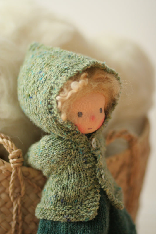 Knitted doll Adriana